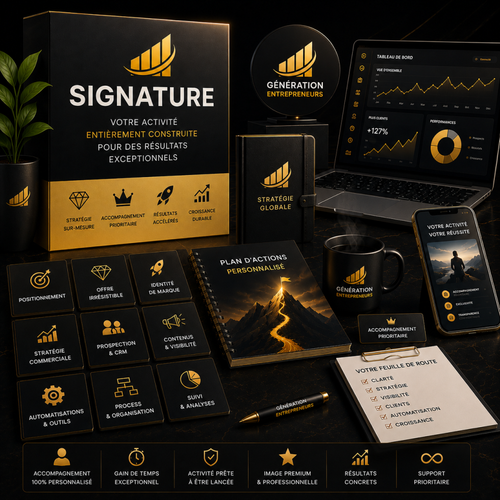 Génération entrepreneurs - Offre Signature